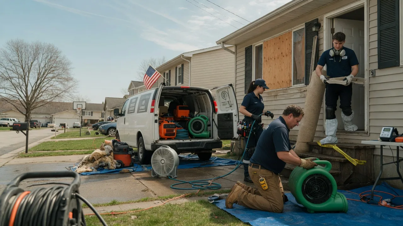 Water Damage Restoration in Morrow, OH near me